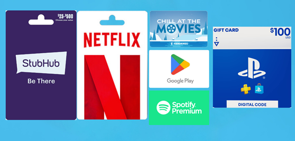 The Best Gift Card Ideas for Teens - Entertainment Gift Cards