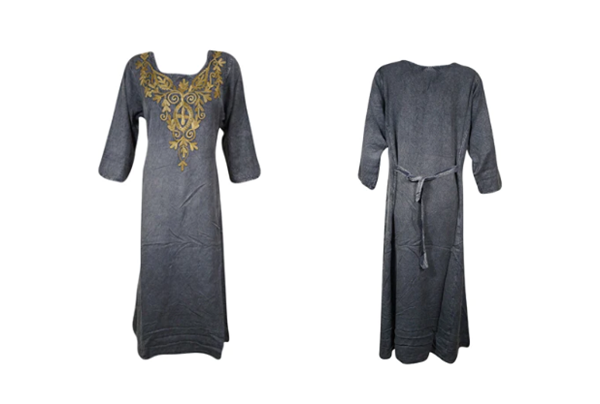 best dress to gift and stylish to wear -Womens Embroidered Long Maxi Dress